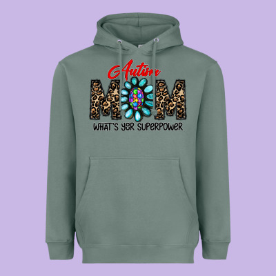 Autism Heavyweight Hoodie Designed By Cowhidedigitalart