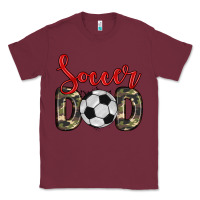 Burgundy soccer dad Classic Tee - Zillion Design Studio