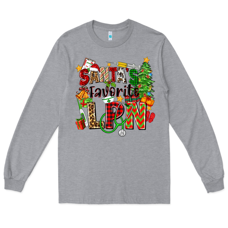 Santa's Favorite Lpn Long Sleeve Tee by Zillion Design Studio | Teevron