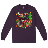 Plum santa's favorite lpn Long Sleeve Tee - Zillion Design Studio