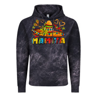 Cloud Black mamita and sombrero with lime flowers Vintage Hoodie - AdoDesignShop