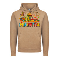 Vintage Coffee mamita and sombrero with lime flowers Vintage Hoodie - AdoDesignShop