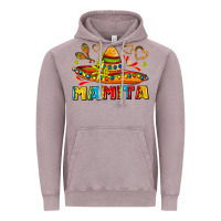 Mamita And Sombrero With Lime Flowers Vintage Hoodie | Teevron