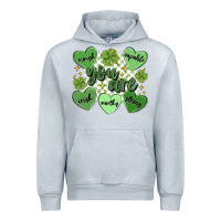 Heather Grey st. patrick's day positive affirmations Urban Hoodie - MaliasSmallBusiness