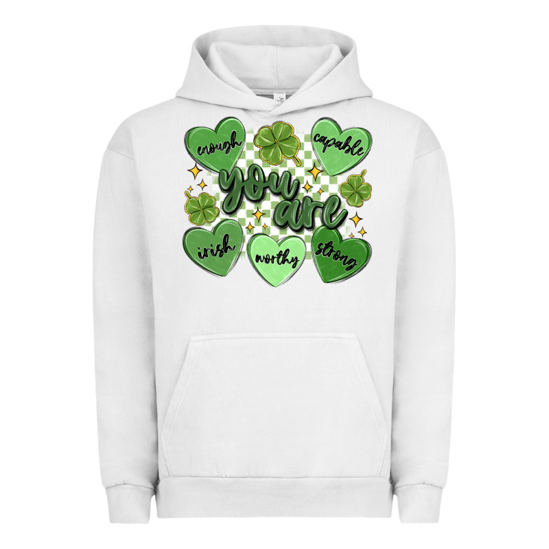 St. Patrick's Day Positive Affirmations Urban Hoodie by MaliasSmallBusiness | Teevron
