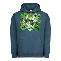 Pigment Midnight Navy st. patrick's day positive affirmations Urban Hoodie - MaliasSmallBusiness