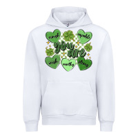 White st. patrick's day positive affirmations Urban Hoodie - MaliasSmallBusiness