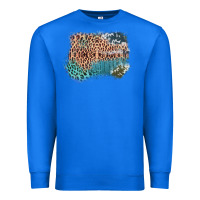 True Royal Leopard Wood Cowhide Pattern Mixed Western Frame Premium Sweatshirt - Bettercallsaul