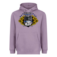 Lavender back the blue Heavyweight Hoodie - CowhideDigitalArt