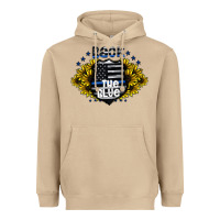 Mushroom back the blue Heavyweight Hoodie - CowhideDigitalArt