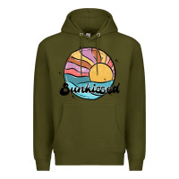 Army Green sunkissed Premium Hoodie - MaliasSmallBusiness