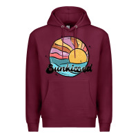 Burgundy sunkissed Premium Hoodie - MaliasSmallBusiness