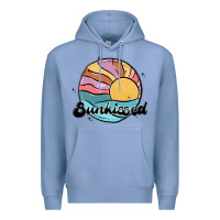 Colony Blue sunkissed Premium Hoodie - MaliasSmallBusiness