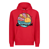 Red sunkissed Premium Hoodie - MaliasSmallBusiness