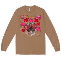 Toasted Coconut Valentine's day  pug Long Sleeve Tee - RanaPortraitStore
