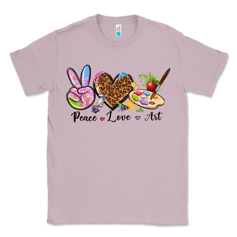 Peace Love Art Classic Tee by texasbilliewilder | Teevron