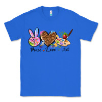 True Royal peace love art Classic Tee - texasbilliewilder