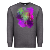 Charcoal Heather castle halloween patch Premium Sweatshirt - BundleAndBundleShop