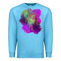 Ocean Blue castle halloween patch Premium Sweatshirt - BundleAndBundleShop