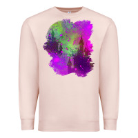 Pale Pink castle halloween patch Premium Sweatshirt - BundleAndBundleShop