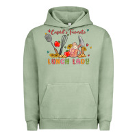 Pigment Oil Green cupids favorite lunch lady Urban Hoodie - MaliasSmallBusiness