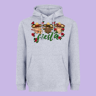 Fiesta Mexico Gnome Heavyweight Hoodie Designed By Hra Design Shop