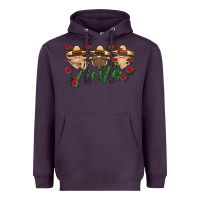 Plum fiesta mexico gnome Heavyweight Hoodie - HRA Design Shop