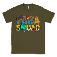 Army Green para squad Classic Tee - texasbilliewilder