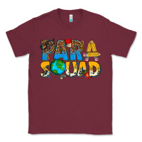 Burgundy para squad Classic Tee - texasbilliewilder
