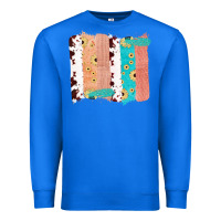 True Royal Western Cowhide Sunflower Jute Glitter Farm Life Brush Stroke Premium Sweatshirt - Bettercallsaul
