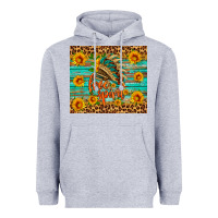 Heather Grey free spirit Heavyweight Hoodie - HRA Design Shop