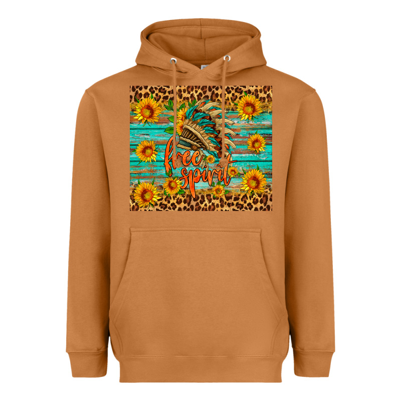 Free Spirit Heavyweight Hoodie by HRA Design Shop | Teevron