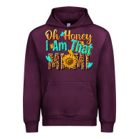 Mauve Wine oh honey i am that mimi nca Urban Hoodie - NancyCooperArtShop
