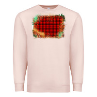 Pale Pink Western Red Green Farm Life Brush Stroke Premium Sweatshirt - Bettercallsaul