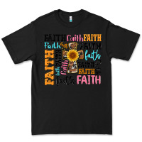 Black faith cross Premium Tee - Artiststas