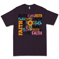 Plum faith cross Premium Tee - Artiststas