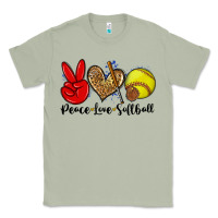 Matcha peace love softball Classic Tee - Zillion Design Studio