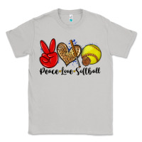 Moon Dust peace love softball Classic Tee - Zillion Design Studio