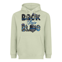 Matcha back the blue1 Heavyweight Hoodie - CowhideDigitalArt
