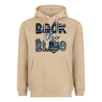 Mushroom back the blue1 Heavyweight Hoodie - CowhideDigitalArt