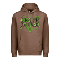 Chestnut kiss me i'm irish Premium Hoodie - MaliasSmallBusiness