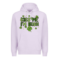Lilac kiss me i'm irish Premium Hoodie - MaliasSmallBusiness