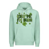 Seafoam kiss me i'm irish Premium Hoodie - MaliasSmallBusiness