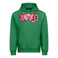 Emerald xoxo disco heart valentine's day Urban Hoodie - MaliasSmallBusiness