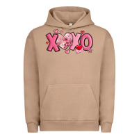 Pigment Burro xoxo disco heart valentine's day Urban Hoodie - MaliasSmallBusiness