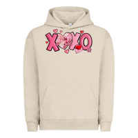 Pigment French Oak xoxo disco heart valentine's day Urban Hoodie - MaliasSmallBusiness