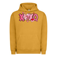 Pigment Peanut Butter xoxo disco heart valentine's day Urban Hoodie - MaliasSmallBusiness