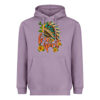 Lavender free spirit sunflower and indian headdress Heavyweight Hoodie - HRA Design Shop