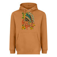 Meerkat free spirit sunflower and indian headdress Heavyweight Hoodie - HRA Design Shop