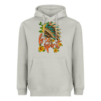 Moon Dust free spirit sunflower and indian headdress Heavyweight Hoodie - HRA Design Shop